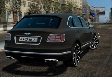 Мод Bentley Bentayga 2016 Model версия 28.02.2021 для City Car Driving (v1.5.9.2)