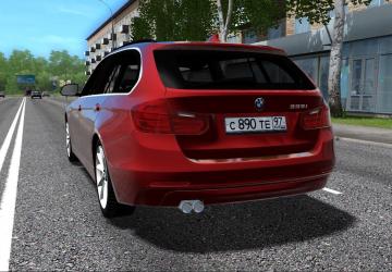 Мод BMW 335i F31 версия 21.01.20 для City Car Driving (v1.5.9)
