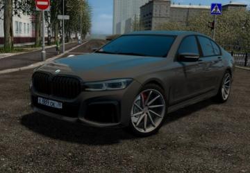 Мод BMW 750i G11 2019 версия 29.12.2021 для City Car Driving (v1.5.9.2)