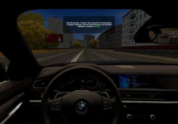 Мод BMW 760i F01 версия 03.02.2022 для City Car Driving (v1.5.9.2)