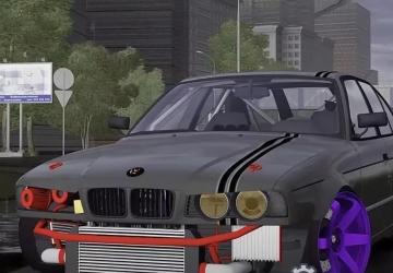 Мод BMW E34 Дрифт-корч версия 07.01.20 для City Car Driving (v1.5.9)