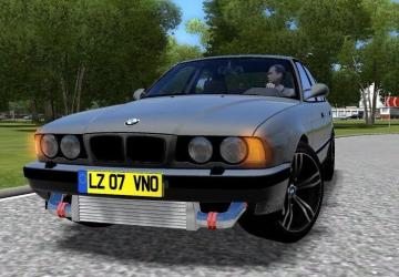 Мод BMW E34 M5 Volk версия 1.0 для City Car Driving (v1.5.8)