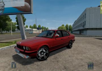 Мод BMW E34 M5 Volk версия 10.06.20 для City Car Driving (v1.5.9, 1.5.9.2)