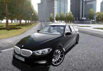 Мод BMW G30 540i версия 1.0 для City Car Driving (v1.5.7)