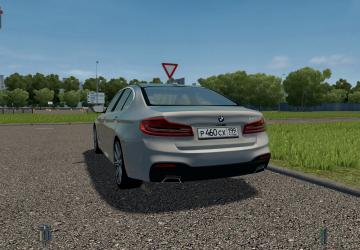 Мод BMW G30 540i версия 14.11.2020 для City Car Driving (v1.5.9.2)