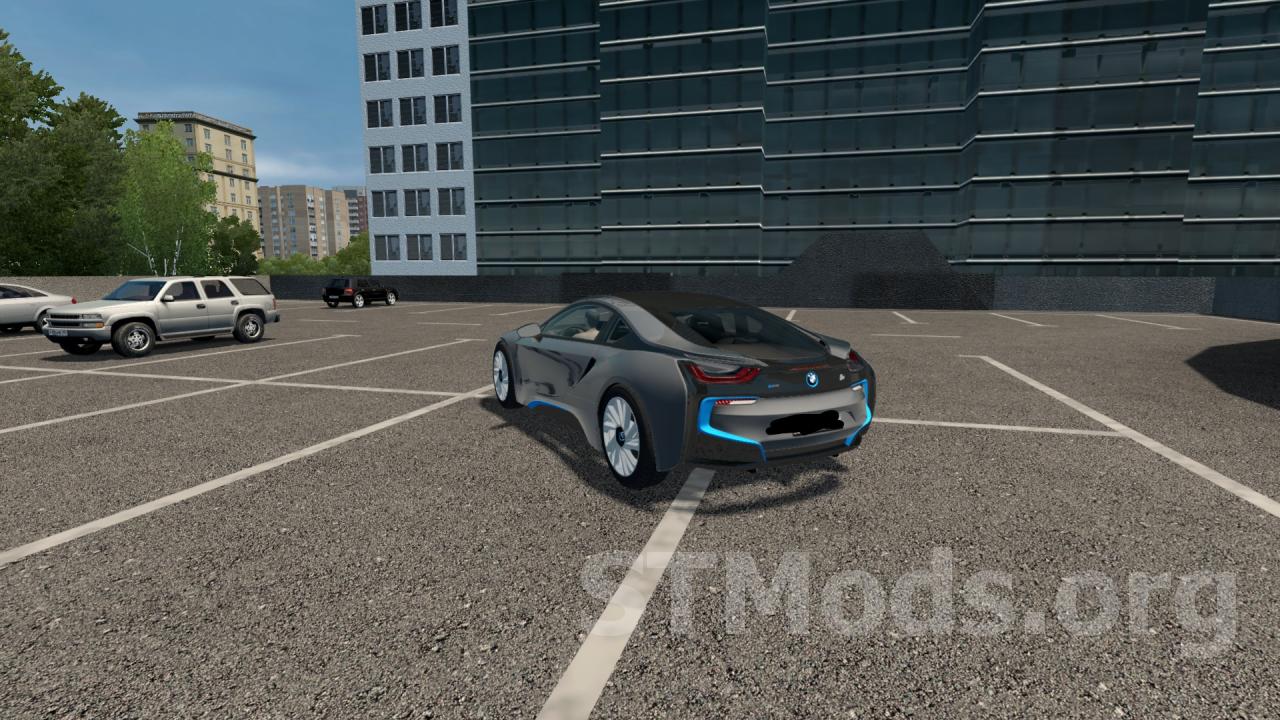 Скачать мод BMW i8 версия 25.11.2022 для City Car Driving (v1.5.9.2)