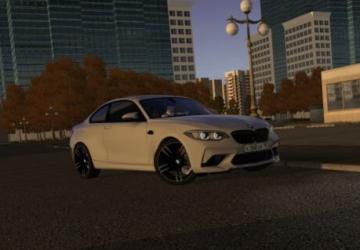 Мод BMW M2 Competition 2018 версия 12.12.2021 для City Car Driving (v1.5.9.2)