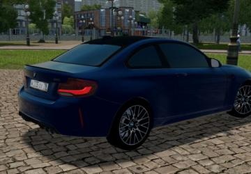 Мод BMW M2 Competition 2018 версия 17.02.2022 для City Car Driving (v1.5.9.2)