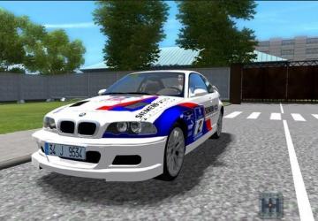 Мод BMW M3 GTR 2002 версия 07.03.20 для City Car Driving (v1.5.9)