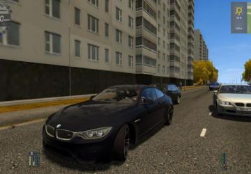 Мод BMW M4 версия 1.0 для City Car Driving (v1.5.8)