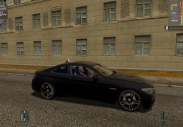 Мод BMW M4 версия 1.0 для City Car Driving (v1.5.8)