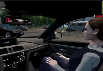 Мод BMW M4 версия 21.01.21 для City Car Driving (v1.5.9, 1.5.9.2)