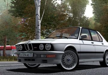 Мод BMW M5 E28 1988 версия 1.0 для City Car Driving (v1.5.8)