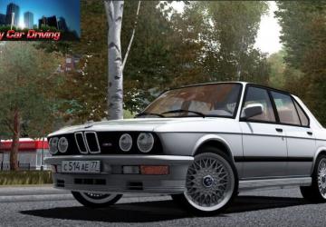 Мод BMW M5 E28 1988 версия 11.04.21 для City Car Driving (v1.5.9, 1.5.9.2)