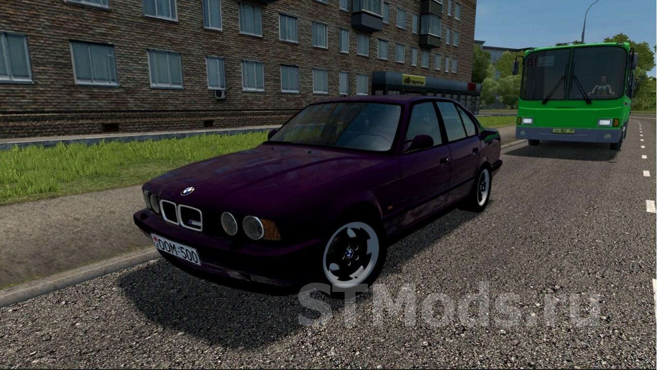 Скачать мод Bmw M5 E34 версия 20.01.20 для City Car Driving (v1.5.9)