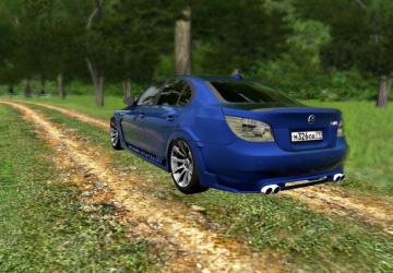 Мод BMW M5 E60 REZAVOZ версия 1.0 для City Car Driving (v1.5.8)