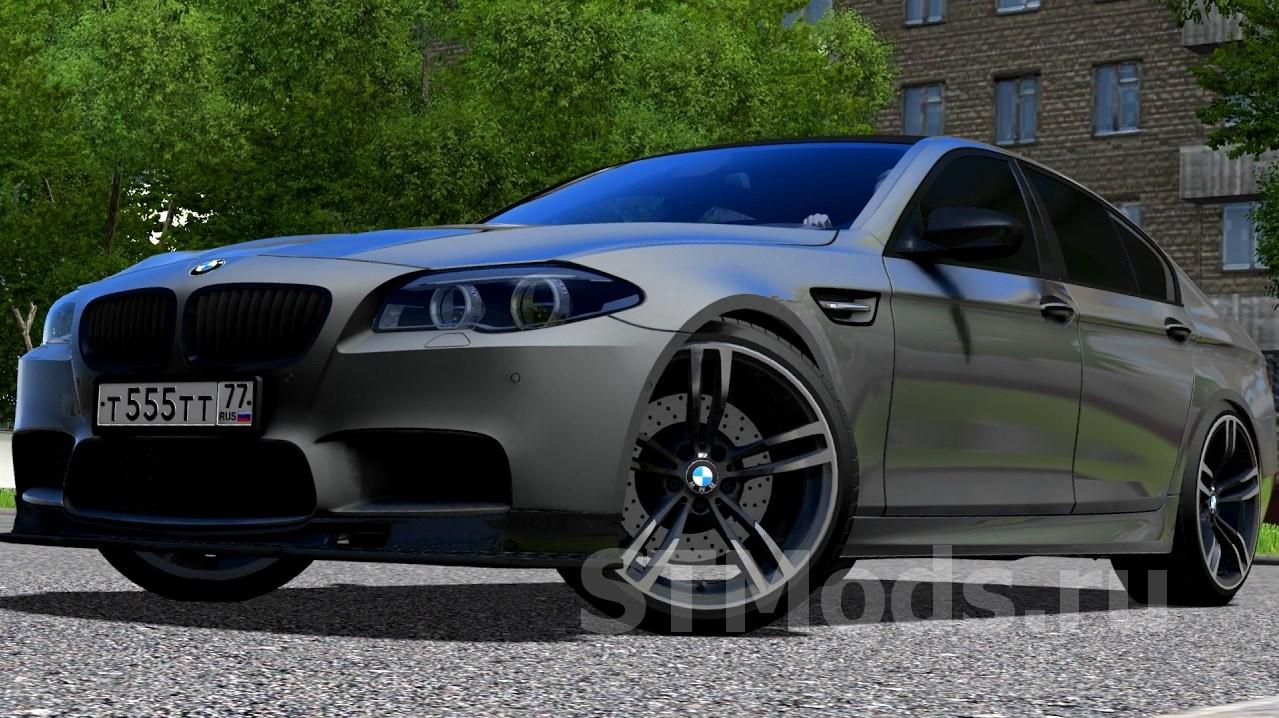 Скачать мод BMW M5 F10 версия 01.12.20 для City Car Driving (v1.5.9,  1.5.9.2)