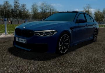 Мод BMW M5 F90 2019 версия 13.03.2022 для City Car Driving (v1.5.9.2)