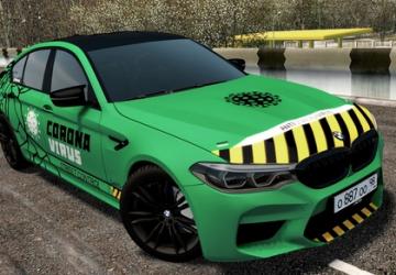 Мод BMW M5 F90 Bulkin Edition версия 11.03.2021 для City Car Driving (v1.5.9.2)