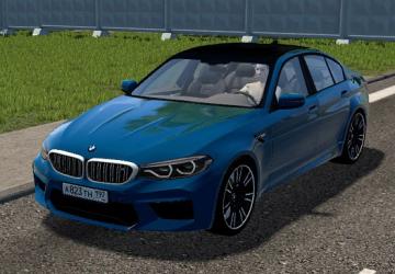 Мод BMW M5 F90 версия 1.0 для City Car Driving (v1.5.8)