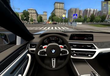 Мод BMW M5 F90 версия 1.0 для City Car Driving (v1.5.8)