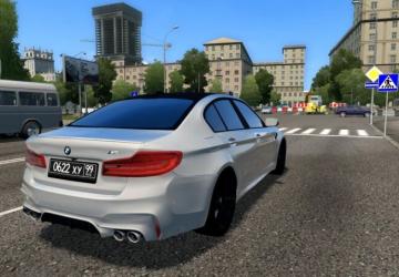 Мод BMW M5 F90 версия 1.0 для City Car Driving (v1.5.8)