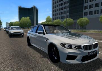 Мод BMW M5 F90 версия 1.0 для City Car Driving (v1.5.8)