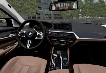 Мод BMW M5 F90 версия 08.07.20 для City Car Driving (v1.5.9.2)