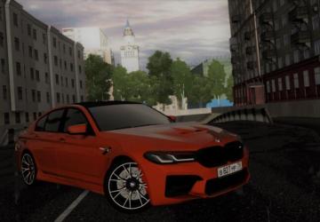 Мод BMW M5 F90 Competition 2020 версия 27.12.2021 для City Car Driving (v1.5.9.2)