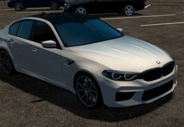 Мод BMW M5 F90 (Old Version) версия 01.03.2021 для City Car Driving (v1.5.9.2)