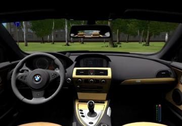 Мод BMW M6 E63 версия 1.0 для City Car Driving (v1.5.8, 1.5.9)
