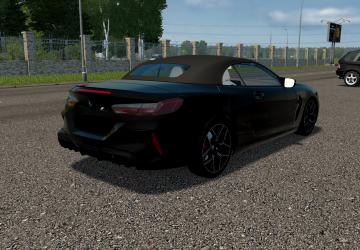 Мод BMW M8 Cabrio версия 29.10.2022 для City Car Driving (v1.5.9.2)