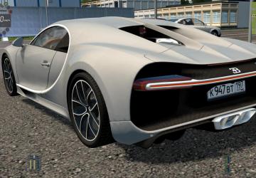 Мод Bugatti Chiron 2016 версия 07.12.19 для City Car Driving (v1.5.8, 1.5.9)