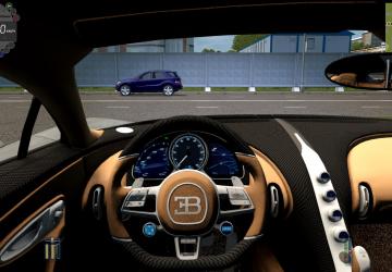 Мод Bugatti Chiron 2016 версия 07.12.19 для City Car Driving (v1.5.8, 1.5.9)