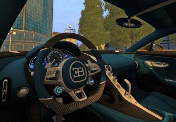 Мод Bugatti Chiron 2016 версия 09.08.20 для City Car Driving (v1.5.8 - 1.5.9.2)