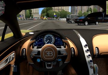 Мод Bugatti Chiron для City Car Driving (v1.5.7)