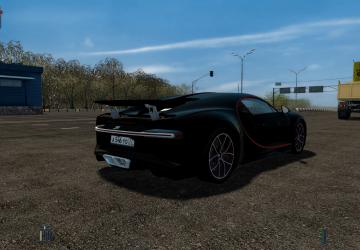 Мод Bugatti Chiron версия 1.1 для City Car Driving (v1.5.9.2)