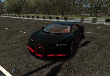 Мод Bugatti Chiron версия 1.1 для City Car Driving (v1.5.9.2)