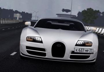 Мод Bugatti Veyron Super Sport версия 04.06.20 для City Car Driving (v1.5.9.2)