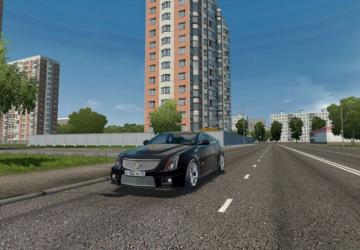 Мод Cadillac CTS-V Coupe версия 17.06.20 для City Car Driving (v1.5.9.2)