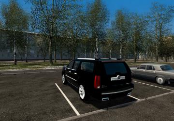 Мод Cadillac Escalade ESV версия 07.12.2022 для City Car Driving (v1.5.9.2)