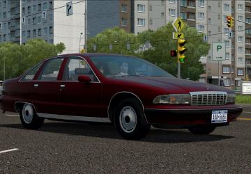 Мод Chevrolet Caprice версия 1.0 для City Car Driving (v1.5.9, 1.5.9.2)