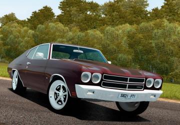 Мод Chevrolete Chevelle SS 1970 версия 1.0 для City Car Driving (v1.5.9.2)