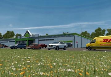 Мод Цветы версия 1.0 для City Car Driving (vv1.5.9.2)
