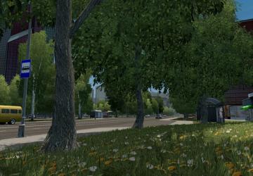 Мод Цветы версия 1.0 для City Car Driving (vv1.5.9.2)