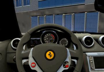 Мод Ferrari Califonria версия 1.0 для City Car Driving (v1.5.8)