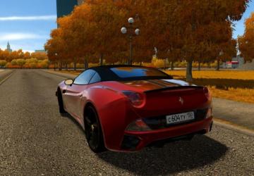 Мод Ferrari Califonria версия 19.04.21 для City Car Driving (v1.5.9, 1.5.9.2)