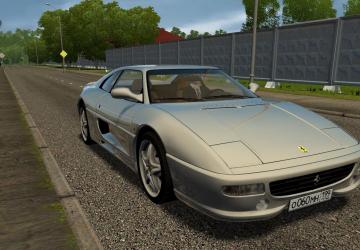 Мод Ferrari F355 Berlinetta версия 17.04.21 для City Car Driving (v1.5.9, 1.5.9.2)