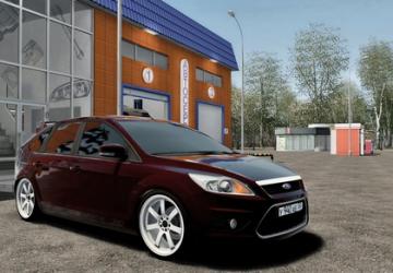 Мод Ford Focus 2 2008 Hatchback 2.0i версия 14.03.2021 для City Car Driving (v1.5.9.2)