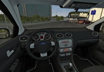 Мод Ford Focus 2 2008 Hatchback 2.0i версия 14.03.2021 для City Car Driving (v1.5.9.2)